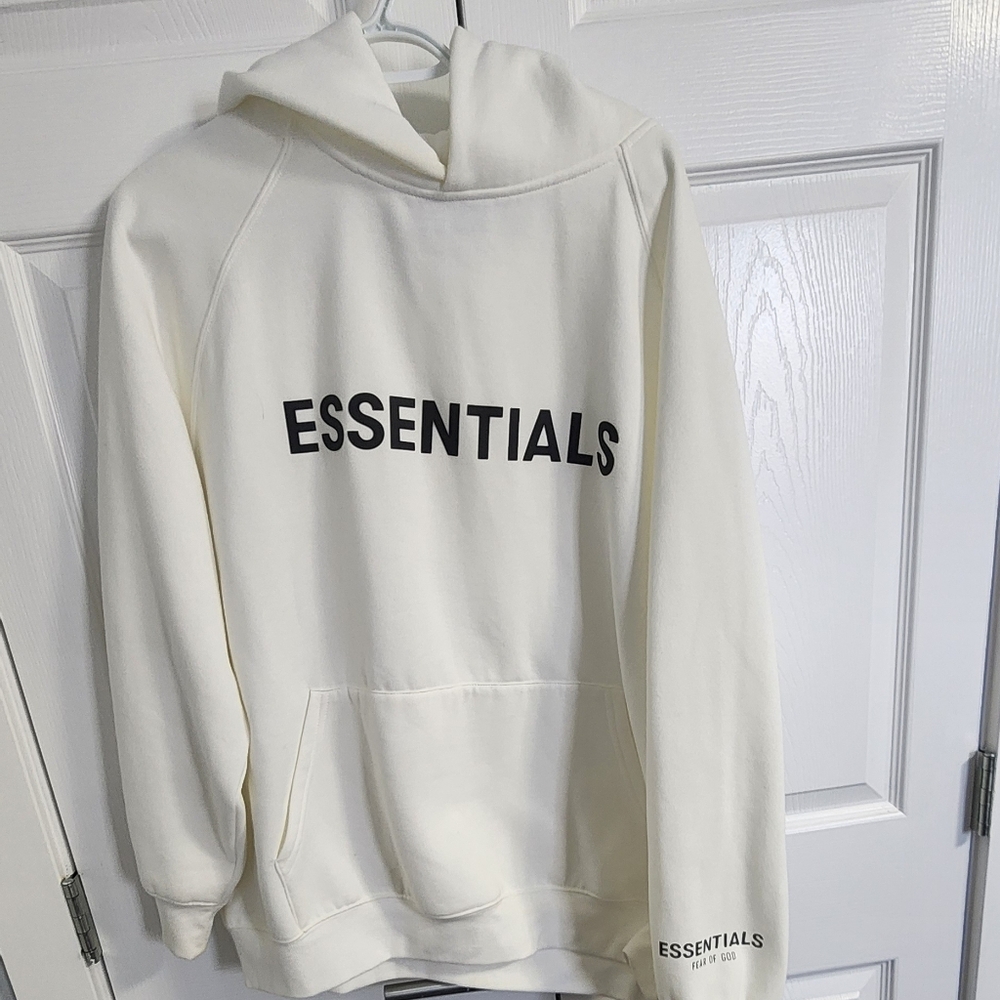 Essentials Cream Men's Sweater